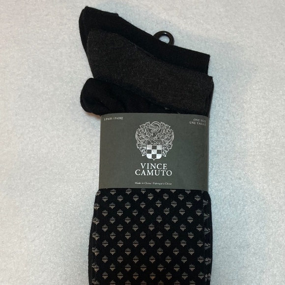 VINCE CAMUTO MEN’S CREW SOCKS (ONE SIZE) (NWT) - Picture 3 of 5